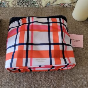 Kate Spade Spring plaid lunch tote